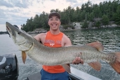 Chris Mette, Victor, NY, 49-incher (personal best), Lake of the Woods, ON.