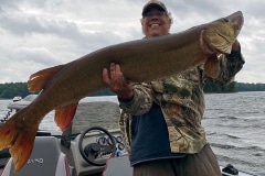 Scott Krueger, Omro, WI, 50 3/4-incher, while fishing near Minocqua, WI.